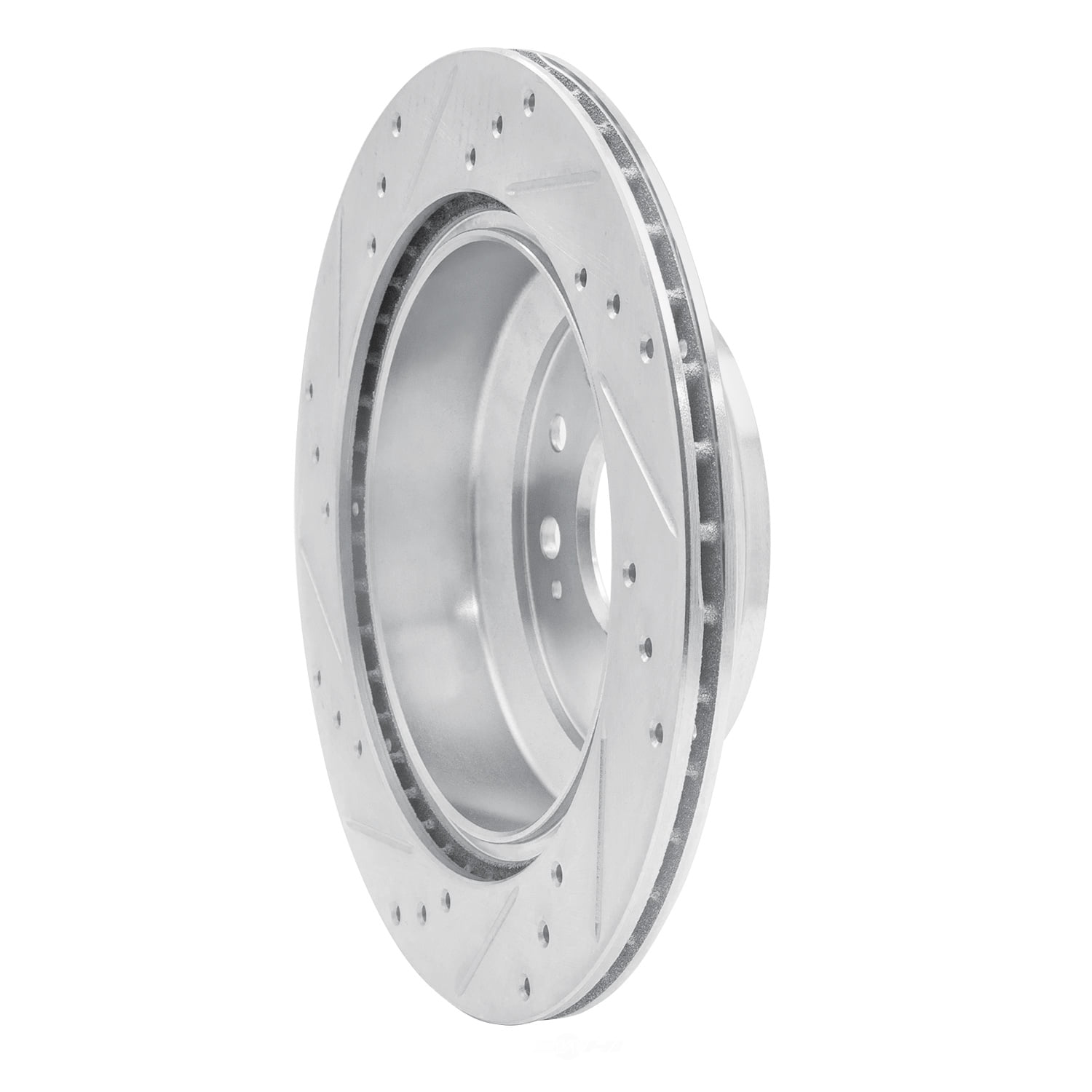 Dynamic Friction Company 631-58022R DFC Brake Rotor - Drilled And Slotted - Silver