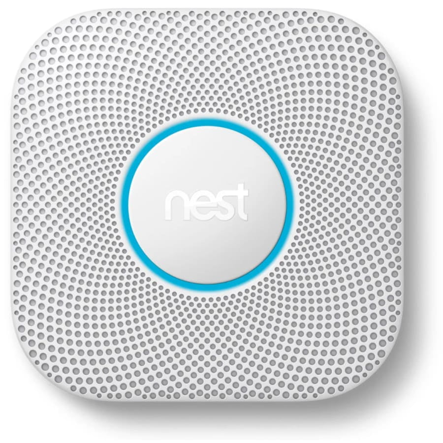 Nest Protect Wired Smoke & Carbon Monoxide Alarm White 2nd Gen.+Speaker Charcoal 