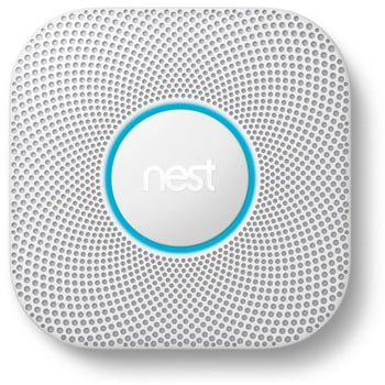 Nest Labs S3000BWES Protect Battery-Powered Smoke & Carbon Monoxide, Alarm, White, 2nd Generation