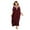 W1622-23123-Red, variant on EDOLYNSA Kaftan Coverup for Women Embroidered Beach Dresses Plus Size Caftan Loungewear Turkish Robe Casual Beachwear Tunic