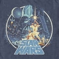 thumbnail image 1 of Camiseta STAR WARS Vintage Victory Graphic para hombre Azul Marino Jaspeado Mediana US, 1 of 2