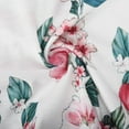 thumbnail image 6 of Prime Day Sales Today 2025!GaThRRgYP Womens Shirts Clearance,Wome Fashion Peony Printed Short Sleeve V-Neck Top Blouses White S, 6 of 6