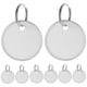 thumbnail image 1 of 50pcs Key Rings Tags Key Label Tags with Split Rings for Identifier Luggage Keys, 1 of 3