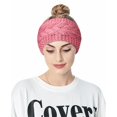 thumbnail image 3 of GZWYHT Headbands for Women,Hair Accessories Solid Knitting Wool Empty Top Pullover Hat Hair Band Warm Temperament Hair Band Headdress Hair Bands,Hair Ties,Workout Headbands Pink, 3 of 3