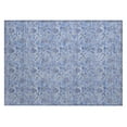 thumbnail image 2 of Addison Rugs Chantille Indoor/Outdoor Transitional Floral Blue Washable Rectangle Rug, 1'8" x 2'6", 2 of 6