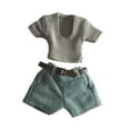 thumbnail image 5 of Almencla 1/12 Scale Action Figures Clothing with Belt Outfits for 6inch Action Figure A, 5 of 8