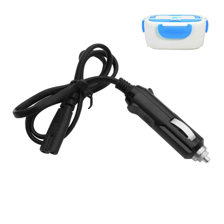 Electric Lunch Boxes Power Cord Cables for Car Use Electric Heated Lunchbox  EU US Plug Power Cords Adapter for Car Homes