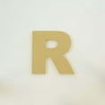 thumbnail image 2 of Package of 1, 18 Inch X 1/2" Thickness MDF Letter R in The Arial Font, Thick, Upper Case for Art & Craft Project, Made in USA, 2 of 3