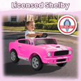 thumbnail image 3 of Akaber Licensed Shelby Kids Electric Car, 12V Ride On Toy with Remote Control, Bluetooth Music for Boys and Girls, 3 of 9