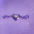 thumbnail image 5 of 925 Sterling Silver Heart Jewelry Clasps Necklace Clasps and Closures,Sterling Silver Double Bracelet Necklace Bracelet Lobster Clasp, 5 of 7