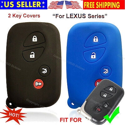 2pcs Silicone Smart Case Protector Fob Holder Remote Control Cover for Lexus Key