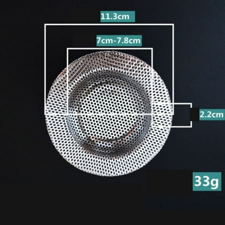 

Beisidaer Kitchen Sink Strainer 304 Stainless Steel Kitchen Sink Drain Strainer Sink Strainers with Large Wide Rim Diameter for Bathtub Sink Shower Food Hair Catcher