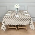 thumbnail image 3 of Christmas Square Tablecloth 42x42 Inch – Waterproof Polyester Printed Table Cover, Wrinkle Resistant & Washable for Kitchen Dining Picnic Party Decor, Single-v4-15, White, 3 of 6