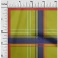 thumbnail image 1 of oneOone Viscose Chiffon Lime Green Fabric Madras Check Sewing Fabric By The Yard Printed Diy Clothing Sewing Supplies 42 Inch Wide, 1 of 1