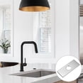 thumbnail image 6 of 6 Inch Sink Faucet Hole Cover, Stainless Steel Square Deck Plate Faucet Escutcheon Sink plate, Silver, 6 of 7