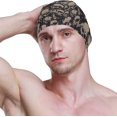 thumbnail image 3 of FYBTO Swimming Cap Skull Grunge Unisex Adult FYBTO Polyester, 3 of 4