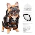 thumbnail image 3 of Haiem Butterfly Skull for Winter Dog Hoodie Sweatshirts with Pockets Warm Dog Clothes for Small Dogs Chihuahua-Small, 3 of 7