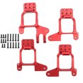 thumbnail image 1 of Montaje de torres de choque ajustables delanteras y traseras apto para modelo de coche Traxxas trx-4 RC rojo, 1 of 10