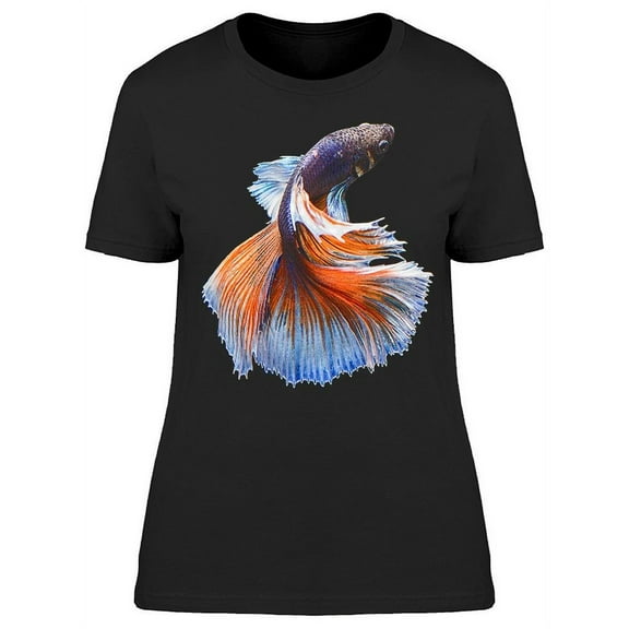 Moving Moment Siam Betta Fish T-Shirt Women -Image by Shutterstock, Female Medium