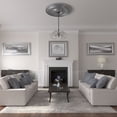 thumbnail image 5 of 54"OD x 4 7/8"P Large Classic Ceiling Medallion (Fits Canopies up to 13 1/2"), Hand-Painted Platinum, 5 of 6