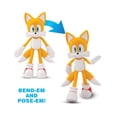 thumbnail image 3 of Set de 4 muñecos flexibles Videojuego Sonic el Erizo, Sonic, Tail, Nuckles, Dr. Eggman. Marca Ruz, 3 of 5