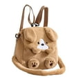 thumbnail image 4 of Lindo bolso de felpa Marrón, 4 of 8