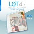 thumbnail image 2 of Lot45 Vinyl Record Sleeves 100 Pack Album Covers Clear Vinyl Sleeves for Records, 2 of 2