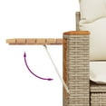thumbnail image 6 of vidaXL Outdoor Sofa Set Beige, 6 of 10