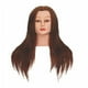 thumbnail image 1 of Cabezote Cabello Natural Castaño Oscuro 18 Pulgadas, 1 of 5