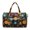 Blossoms, variant on Vintage Geometric Totems Quilted Duffle Bag for Vacation, Stretch Polyester Weekender Bag with Large Capacity Waterproof Workout Duffle Bag