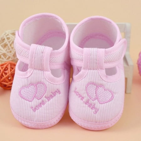 

Girl Boy Soft Sole Crib Toddler Shoes Canvas Sneaker