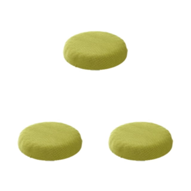 relayinert Coussin Rond Légèrement Imperméable pour Détente Housses de Siège Imperméables Vert Jaune 3ensemble