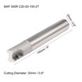 thumbnail image 2 of Unique Bargains 0.8' x 6' Indexable End Mills 2 Flute BAP300R R0.8 for APMT1135 Insert, 2 of 4