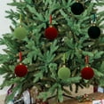 thumbnail image 6 of Velvet Balls Christmas Ornaments, 12-Piece Set, 2.35-Inch Velvet Baubles for Tree, Baby Shower First Christmas, Holiday Birthday Party Décor & Decorations, 6 of 6