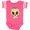 Football Pink and White, variant on Inktastic Smiling Sugar Skull for Day of the Dead Boys or Girls Baby Bodysuit
