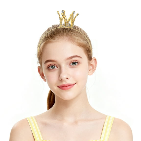 CRILSTYLEO Kid Hair Accessories for Girls Crown Headband Chic Style for Little Girls 1 PCS