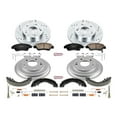 thumbnail image 3 of PowerStop Front and Rear Z23 Evolution Sport Brake Pad Rotor Drum and Shoe Kit Fits: HONDA Select Models K15244DK, 3 of 10