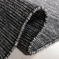 thumbnail image 5 of SAFAVIEH Montauk Kelsey Distressed Cotton Area Rug, Charcoal/Black, 4' x 6', 5 of 8