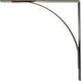 thumbnail image 4 of Ekena Millwork 3"W x 24"D x 24"H Morris Steel Bracket, Hammered Dark Bronze, 4 of 11