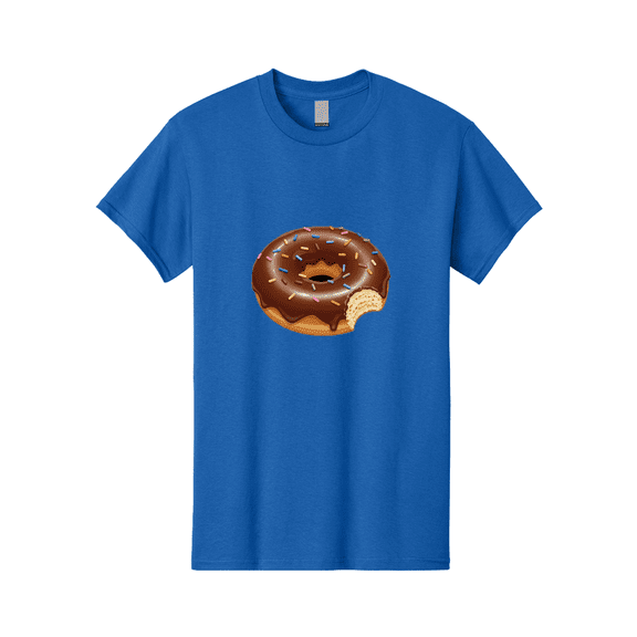 Chocolate-Donut-1 Mens Graphic Tee, 100% Cotton, Casual Summer Wear BAA300