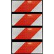 thumbnail image 3 of Cinta de advertencia roja y blanca Cinta reflectante autoadhesiva Advertencia de tráfico nocturno, 3 of 5