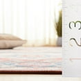 thumbnail image 5 of SAFAVIEH Tucson Alyx Oriental Machine Washable Area Rug, Rust/Blue, 6' x 6' Square, 5 of 9
