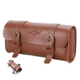 thumbnail image 4 of Advancent Bolsa frontal de montaje de ciclismo multifuncional de PU para bolsa de manillar de bicicleta Universal Ultimate On Go Ciclismo Marrón, 4 of 6