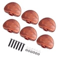 thumbnail image 1 of GLFILL 6 Pcs Boutons de Réglage de Guitare Électrique Classique Folk avec Vis, 1 of 9