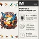 thumbnail image 3 of Rompecabezas de animales de madera | Formas irregulares creativas de aves y animales | Juguete educativo sostenible y ecológico para niños y adultos | Desarrolla la coordinación mano-mente |, 3 of 5