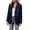 9# Navy, variant on Women's Lace Blazer Open Front Sheer Mesh Blazer Coats Elegant Long Sleeve Casual Lightweight Dressy Summer Jacket Red 2XL
