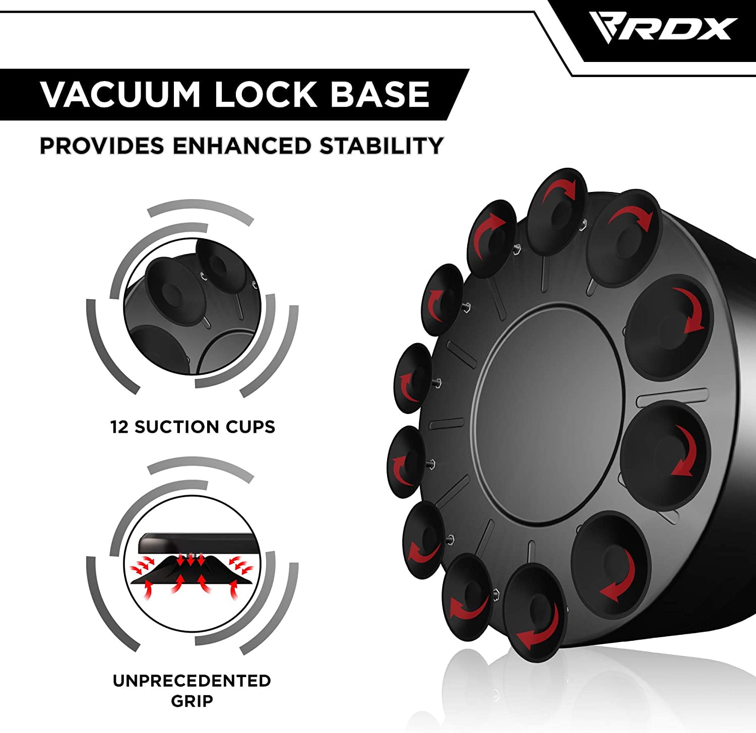 RDX Kids Punching Bag with Gloves, 4FT Heavy Duty Junior RONIN Target Pedestal Bag Set Suction Cup Stand Base