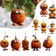 thumbnail image 5 of Decoraciones navideñas de calabaza impermeables Qarigey Halloween fiesta de México, 5 of 6