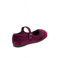 thumbnail image 3 of Nature Breeze Mary Jane Women's Flats in Wine, 3 of 4