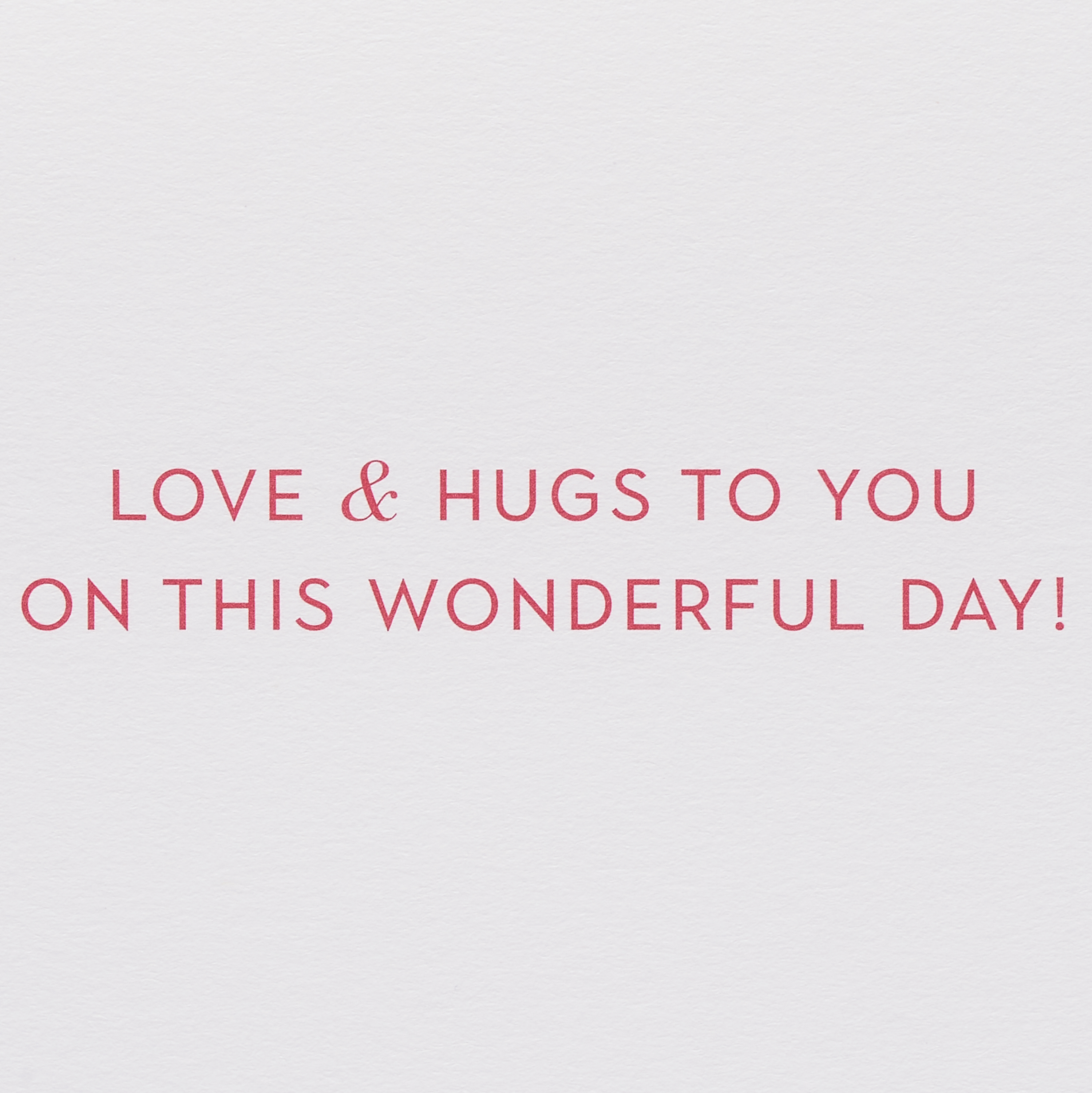 Papersong Valentine's Day Card (Hugs to You)